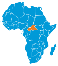 Mappa Repubblica Centrafricana