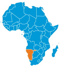 Mappa Namibia